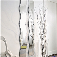 SINOY decorative wave shaped mirror (s-shaped mirror) for interior applications