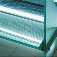 High quality custom design skid resistant anti-slip safety glass staircases
