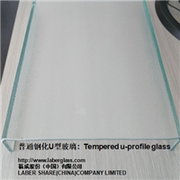 Tempered u-profile glass