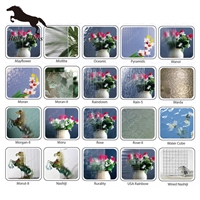 3-6mm Clear Patterned Glass With Ce