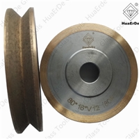 V-type diamond grinding wheel bronze bond glass grinding wheel 