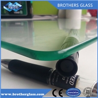 Customized clear tempered glass with High quality polished edge round conner