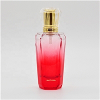 Red Fashion Design Twist Moroccan Perfume Bottle 35ml