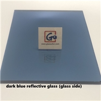 Dark Blue Reflective Float Glass