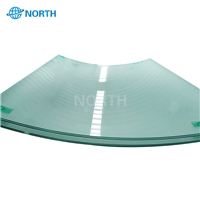 Curved toughened glass