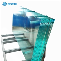 Tempered glass panel railing