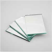 Clear silver mirror glass epoxy paint copper free mirror glass green paint with crate packing