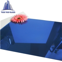 4-10 dark blue reflective float glass