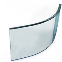 4mm-10mm reflective architectural tempered curved glass for curtain wal