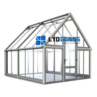 3MM tempered glass for Aluminum greenhouse