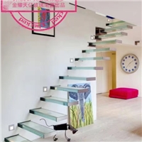 Glass stairs and flooring