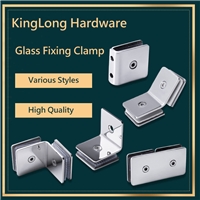 Glass Door Clamp Fitting Fixing Clip