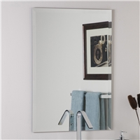 3mm-6mm Concise Design Morden Simple Home Decorator Frameless Bathroom Beveled Mirror