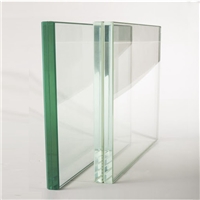 Jinghu China Factory 6.38mm, 10.76mm  Safety Building Pattern Laminated Glass Fabric Silk Tempered Laminated Glass