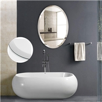 3mm-6mm Concise Design Morden Simple Home Decorator Frameless Bathroom Beveled Mirror