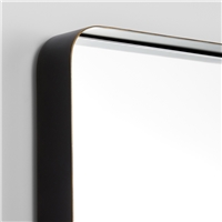 Aluminum Frame Mirror Satin Matt Finish Wholesale Bathroom Mirror for Home Furniture
