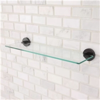 5mm, 8mm, 10mm Bathroom Wall surface mount Tempered glass shelfves