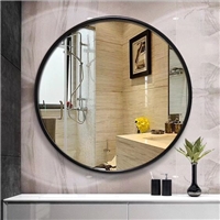 Wholesale framed mirror Round metal mirror bathroom fitting mirror Framed mirror for Round decorative mirror