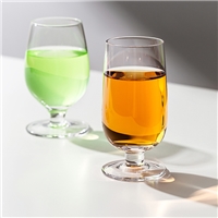 Airplane Glass Drinking Goblets 150ml 5 Ounces Small Short Stem Wine Glasses