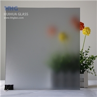 Euro Grey Double-Sided Acid Etched Frosted Glass