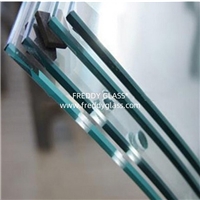 polish edge tempered glass with hardware accessories