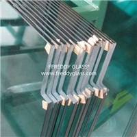 fine polish edge tempered glass with slots and holes