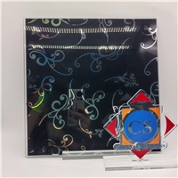 3/4/5/5.5/6/8/10/15mm Black Art Patterned Glass for Doors/Windows/Partition Wall/Cabinet