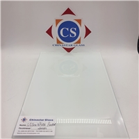 3/4/5/5.5/6/8/10/12mm Low Iron White Printed Glass for Splash Guard Plate