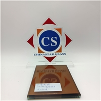 10.38mm Golden Reflective Laminated Glass for Doors/Windows/Shower/Skylights