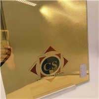 5mm Golden Reflective Glass for Decorative/Furniture/Architecture/Window